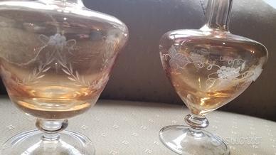Coppia Decanter in Cristallo Puthod Italy – Color 
