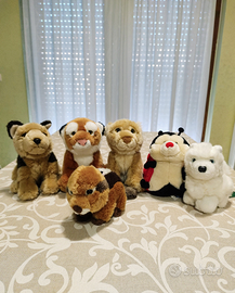 Peluches Pelux /Morbidelli set da 6