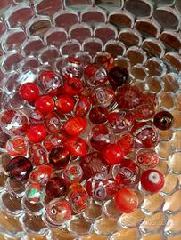 set di perle in vetro per fai da te 