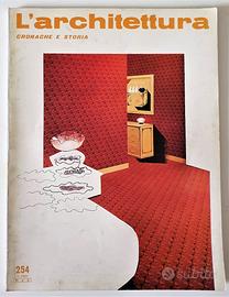 L’ARCHITETTURA N° 254 DICEMBRE 1976  BRUNO ZEVI