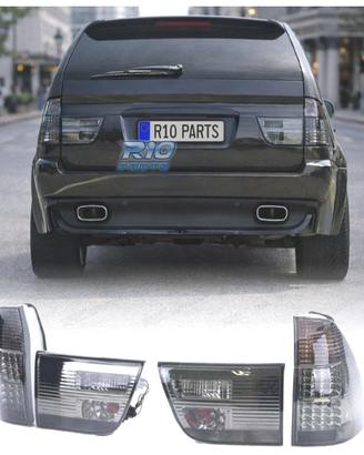 FANALI BMW X5 E53 99-03 NERO LED