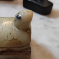 Antico sigillo Giada nefrite Cina XVIII