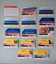 14 schede telefoniche sip e teleom