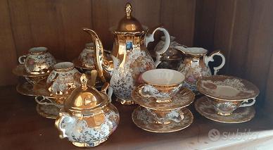 Set tazzine caffe bicchieri cognac e vari in crist