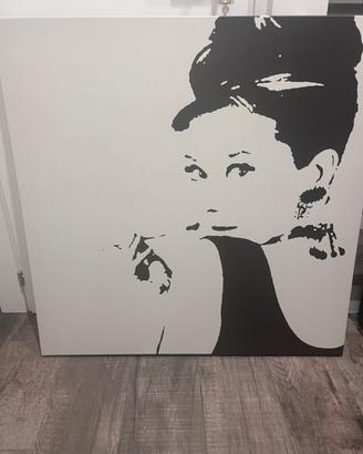 Stampa su tela Audrey Hepburn
