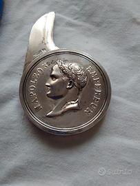 Tagliacarte Christofle Napoleon Empereur argentato