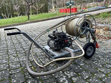 Pompa irroratrice elettrica carrellata