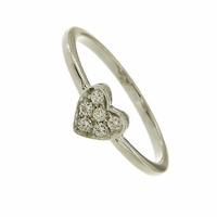 Anello con pavè di diamanti - N390