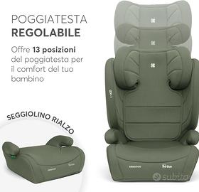 Seggiolino Auto KikkaBoo i-AID i-Size 100-150cm Ve
