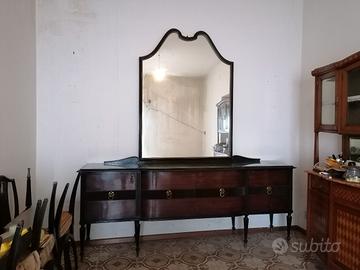 CREDENZA CON SPECCHIO STILE INGLESE