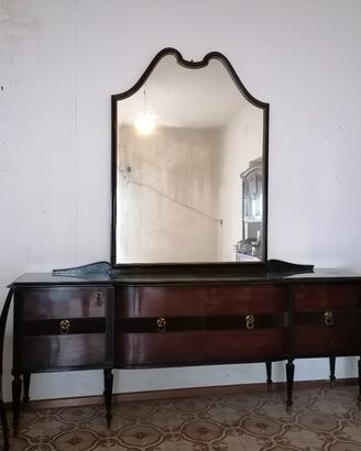 CREDENZA CON SPECCHIO STILE INGLESE