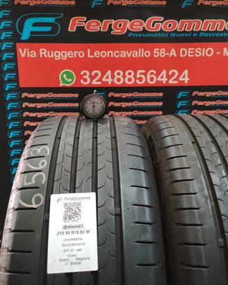 Pneumatici 215/50R18 92W CONTINENTAL Estive