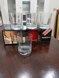 Confezione n 4 bicchieri da acqua Bormioli vintage