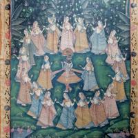 dipinto indiano su stoffa 