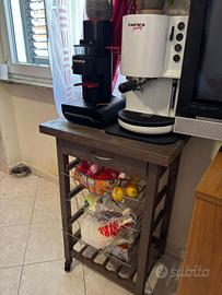 Porta frutta/ caffetteria/macinatore.scrivania