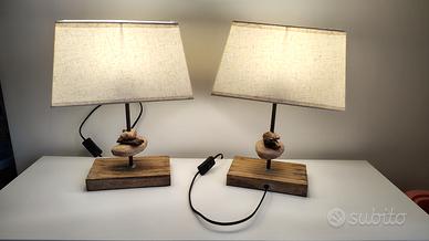 2 lampade tipo abat jour serie natura