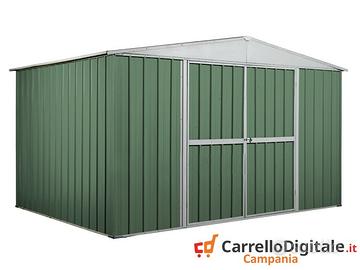 Box in lamiera Acciaio 360x260cm 9mq verde scuro