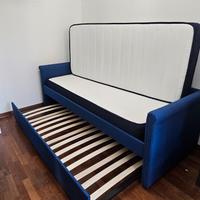  DIVANO LETTO ESTRAIBILE CON DUE MATERASSI 