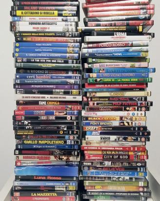 Lotto di 99 DVD. Titoli vari.