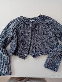 cardigan velluto ovs  8-9 anni