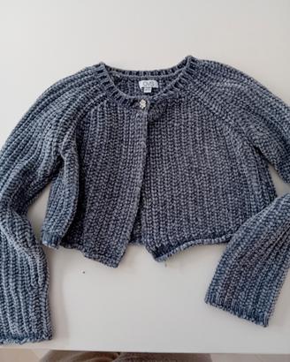 cardigan velluto ovs  8-9 anni