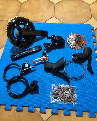 Gruppo completo Shimano 105 12v R7100 DISC