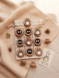 Gioco del tris artigianale Totoro-Nerini del buio