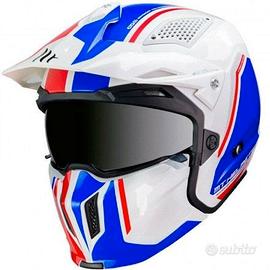Mt Helmets Streetfighter Sv bianco blu taglia l