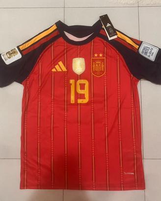 Maglia spagna mondiale Lamine Yamal 19
