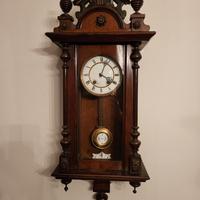 Antico Orologio Pendola Viennese da Parete