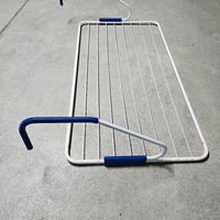 Stendibiancheria da balcone in acciaio bianco