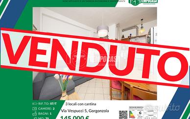 Luminoso trilocale a 700 metri dal centro, libero