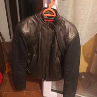 Giacca moto pelle