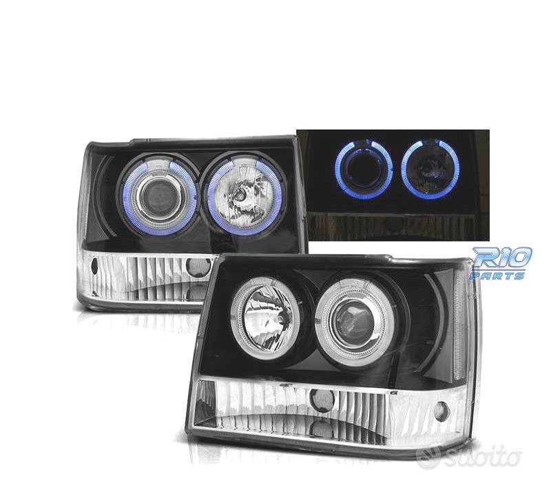 Subito - RICAMBI DIECI - FARI JEEP GRAND CHEROKEE 93-98 OCCHI ANGELI ...