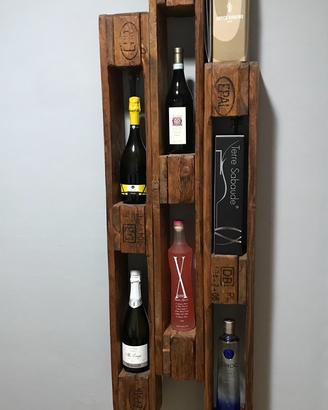 Mobile porta oggetti in legno