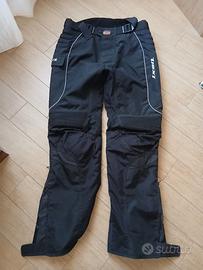 Pantaloni moto con protezioni e imbottitura 