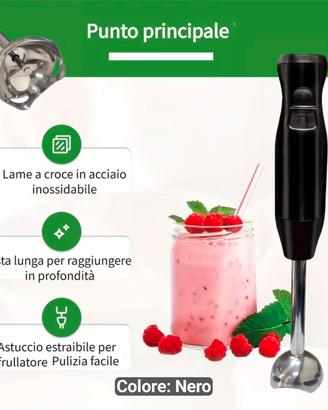 frullatore a immersione  2 velocità  - nuovo