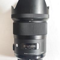 Sigma Art 35mm f/1.4 DG HSM art per attacco NIKON