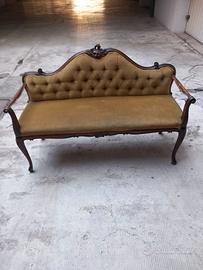 Divano 2 posti stile Liberty primi del 900