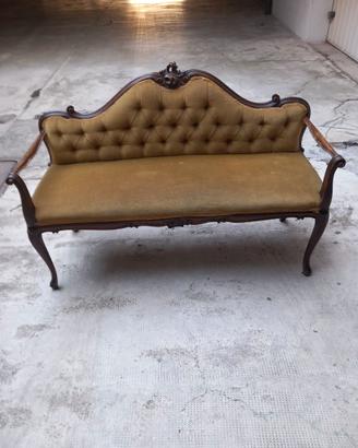 Divano 2 posti stile Liberty primi del 900