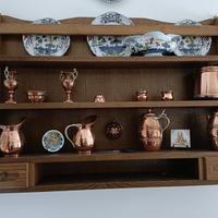 Mensola in legno – stile rustico con cassetti