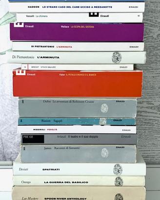 21 libri edizioni Einaudi