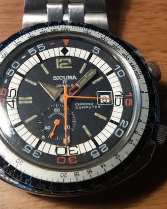 Orologio Sicura Crono Computer Vintage