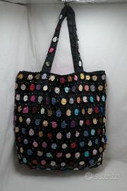 borsa shopping fatto a mano uncinetto
