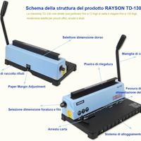RAYSON Rilegatrice Spirale Metallica, Rilegatura 1
