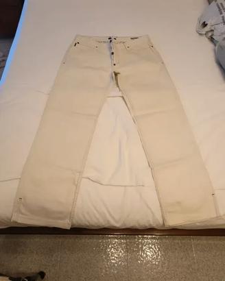 Pantalone Sisley Denim bianco – taglia 46