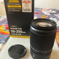 Obbiettivo Nikkor z DX 50-250 mm f/4.5-6.3 VR