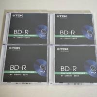 4 Dischi Blu Ray TDK 50 GB BD-R DL 4x