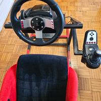 simulatore di guida + volante G27 