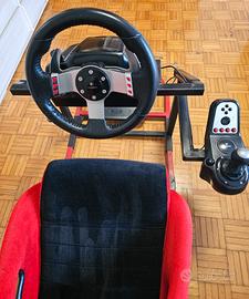 simulatore di guida + volante G27 